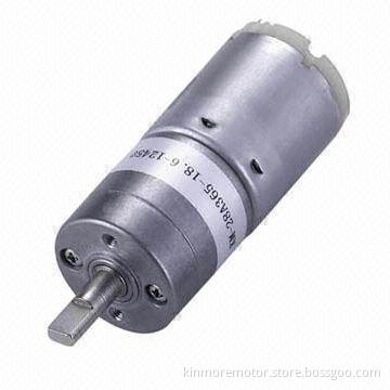 12V DC Gear Motor for Vending Machines/Robots/Car Readers, Ø6mm Inline Shaft/27.5mm Gearbox